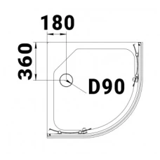 Душевая кабина Triton Риф А 100х100