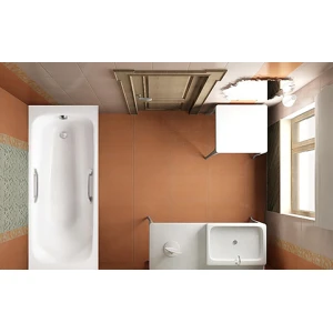 Чугунная ванна Jacob Delafon Melanie 160x70 E2935 с отверстиями для ручек