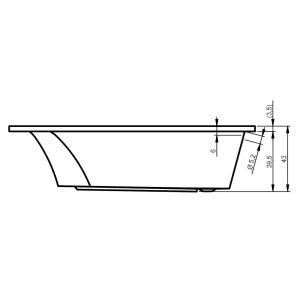 Акриловая ванна Eurolux Miamika 160х70