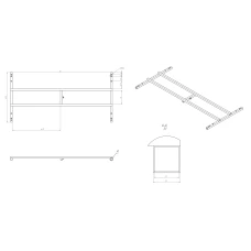 Каркас для ванны Eurolux 150x70/75 E5015070043