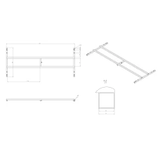 Каркас для ванны Eurolux 170x70/75 E5017070050