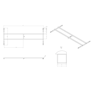 Каркас для ванны Eurolux 170x70/75 E5017070050