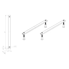 Ножки для ванны Eurolux универсальные E5150170071