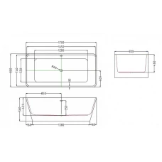 Акриловая ванна Esbano Vienna 170х80