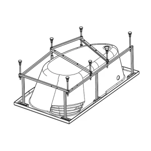Каркас для ванны Santek Майорка 150х90