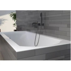 Акриловая ванна RIHO Linares Velvet 170x75 без гидромассажа B141001105, матовая