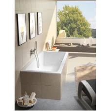 Акриловая ванна RIHO Lugo 160x70 B138001005, с тонким бортом