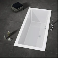 Акриловая ванна RIHO Lugo 160x70 B138001005, с тонким бортом