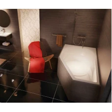 Акриловая ванна RIHO Yukon 160x90 R без гидромассажа B008001005