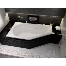 Акриловая ванна RIHO Yukon 160x90 R без гидромассажа B008001005