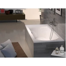 Акриловая ванна RIHO Lima 160x70 без гидромассажа B050001005, слив справа