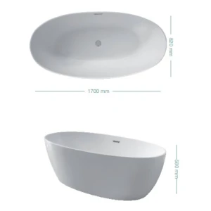 Акриловая ванна Kerasan Flo 170х82 742901