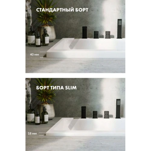 Акриловая ванна Excellent Heaven Slim 160x75
