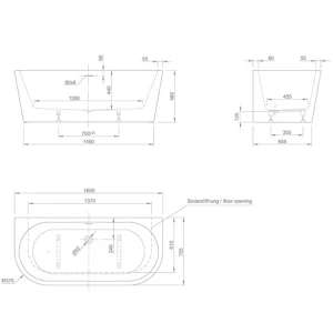 Ванна акриловая KNIEF Wall Corner 165х75 0100-255