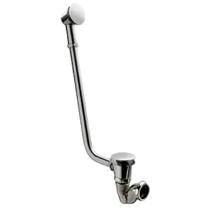 Слив-перелив Knief 0100-091-06S WG Click-Clack, плоский, белый глянец