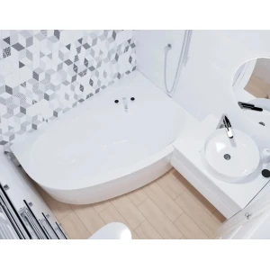 Акриловая ванна Bach Белла 165х110 R на каркасе