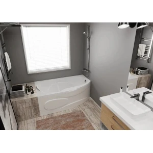 Акриловая ванна Bach Стар 169х100 L на каркасе