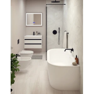 Акриловая ванна Cezares Slim Wall 180x79