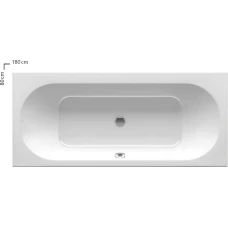 Акриловая ванна RAVAK City Slim 180x80 C921300000