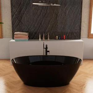 Акриловая ванна Frank F6123 Black/Black 170x81