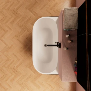 Акриловая ванна Frank F6163 White/Black 170x80