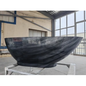 Акриловая ванна Frank F181 180x85 обсидиан