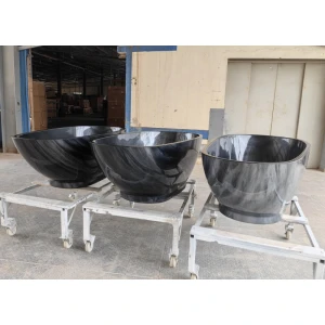 Акриловая ванна Frank F181 180x85 обсидиан