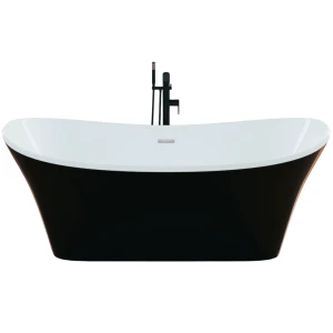 Акриловая ванна Frank F6104 White/Black 170x75
