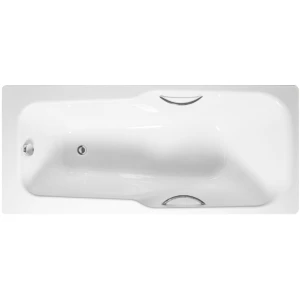 Чугунная ванна Tempra Wave 150x70 круглые ручки