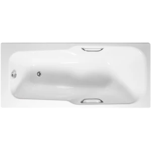 Чугунная ванна Tempra Wave 150x70 квадратные ручки
