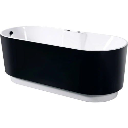 Акриловая ванна Orans BT-NL601 FTSH Black 175x75