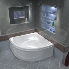 Акриловая ванна BAS Хатива 143x143