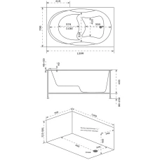 Акриловая ванна BAS Рио 120x70