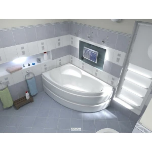 Акриловая ванна BAS Сагра 160x100 L