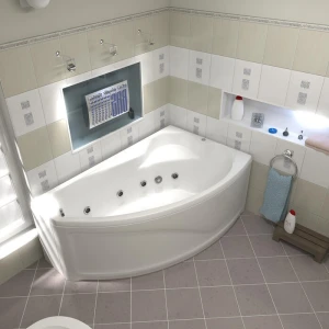 Акриловая ванна BAS Николь 170x104 R