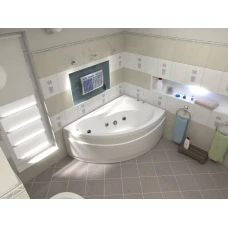 Акриловая ванна BAS Вектра 150x90 R