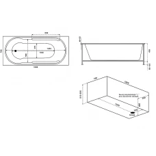 Акриловая ванна BAS Гоа 160x70