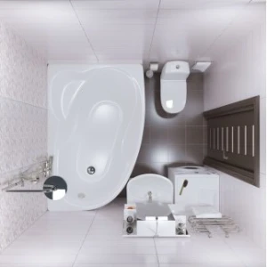 Акриловая ванна Triton Николь 160х100 L