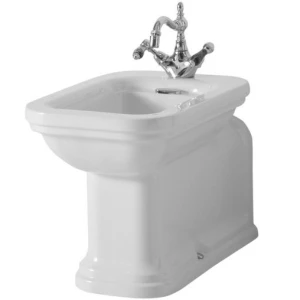 Биде напольное Kerasan Waldorf Prolongato 4120K1bi/cr*1