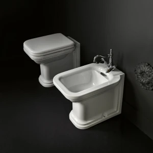 Биде напольное Kerasan Waldorf 4121K1bi/cr*1