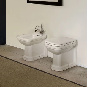 Биде напольное Kerasan Waldorf 4121K1bi/cr*1