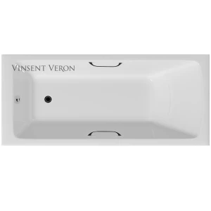 Чугунная ванна Vinsent Veron Kingston 180x80 с ножками и ручками