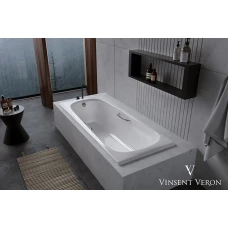 Чугунная ванна Vinsent Veron Concept 150x70 с ножками и ручками