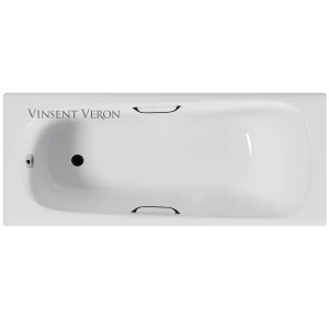 Чугунная ванна Vinsent Veron Concept 140x70 с ножками и ручками