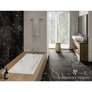 Чугунная ванна Vinsent Veron Aura 150x75 с ножками и ручками