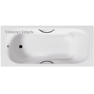 Чугунная ванна Vinsent Veron Aura 150x75 с ножками и ручками