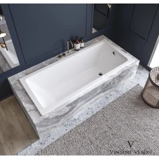 Чугунная ванна Vinsent Veron Square 170x75 с ножками