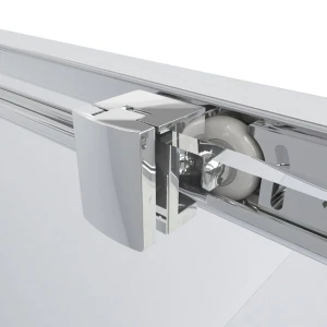 Душевая дверь в нишу Ambassador Forsa 100х200 17021116AX профиль хром, стекло прозрачное