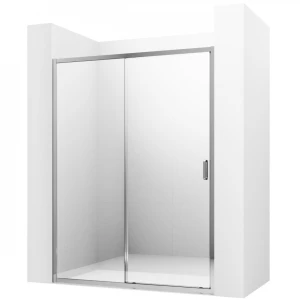 Душевая дверь в нишу Ambassador Forsa 100х200 17021116AX профиль хром, стекло прозрачное