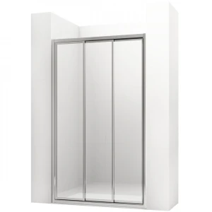 Душевая дверь в нишу Ambassador Forsa 100х195 17021101NX профиль хром, стекло прозрачное